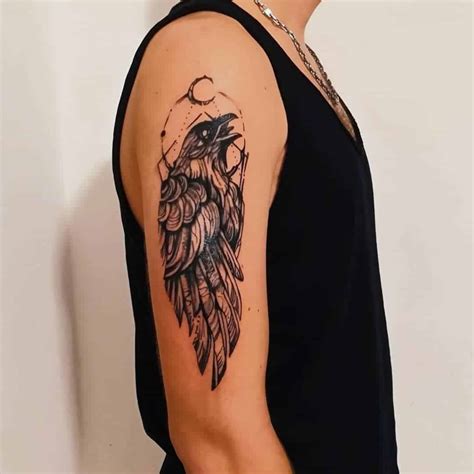 beautiful raven tattoo|Raven Tattoo Ideas: 50 best design inspirations